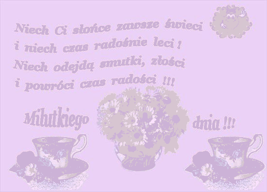 Milutkiego dnia wierszyk kwiaty